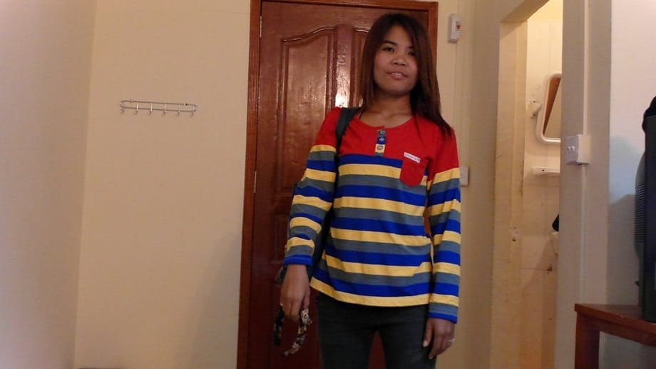Vee ingolla densissimo sperma dopo aver trapanato in POV la biondina asiatica perversa - 20