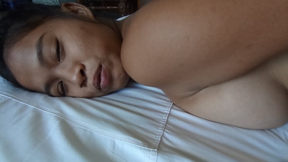 Big titted Asian babe Shakira deep drilled on all fours doggy-style - 19