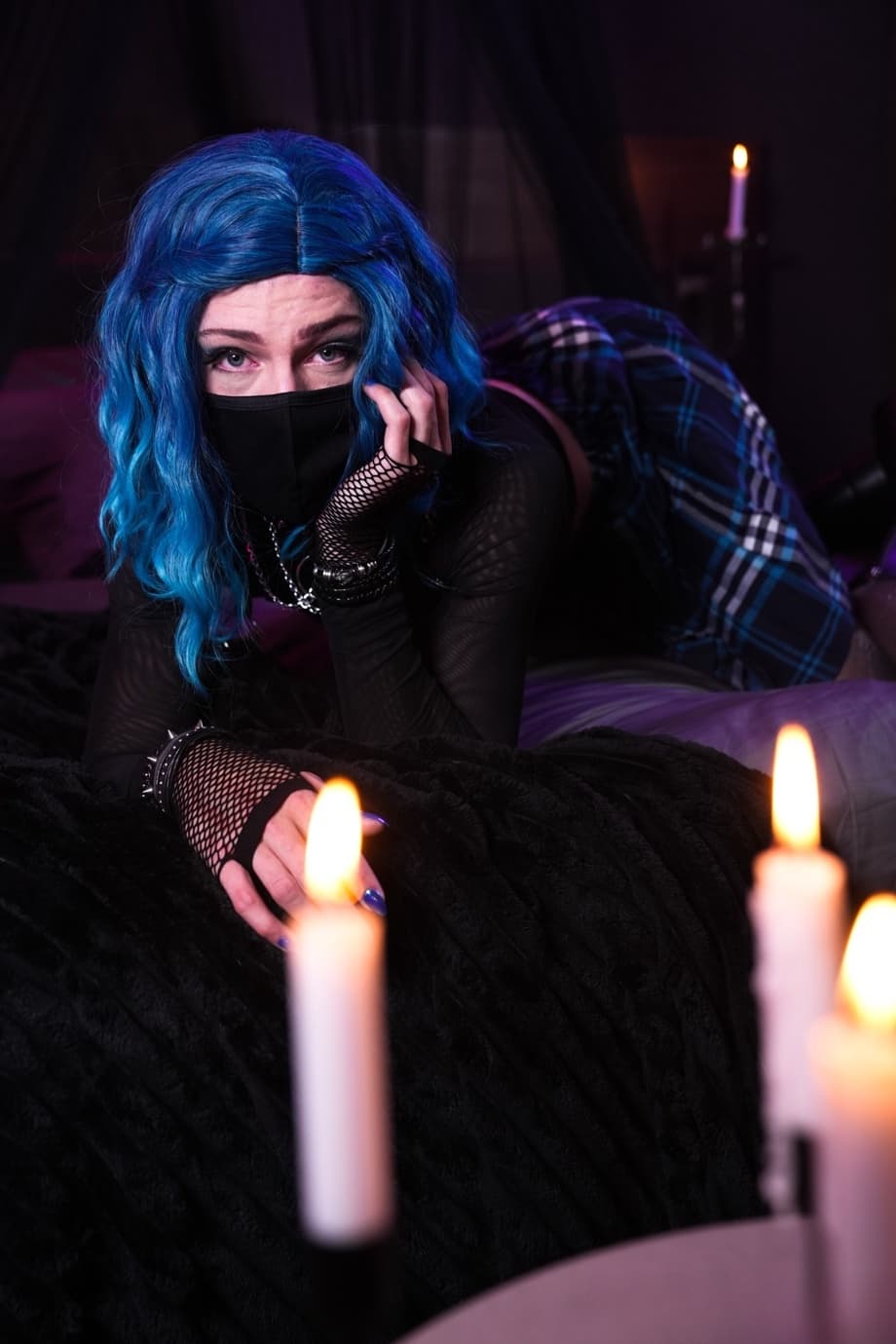 Edward Terrant passionately pounding sexy goth girlfriend Angel Elias doggystyle - 1