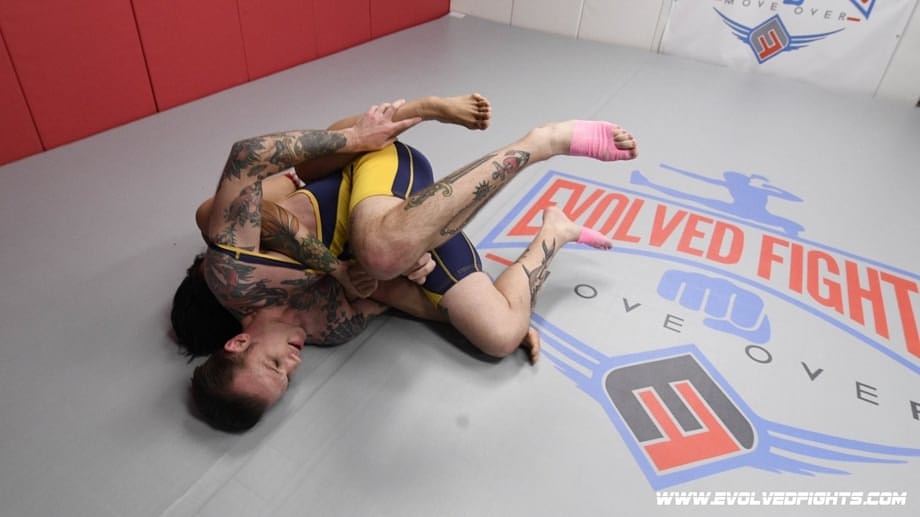 Busty Asian femdom Mia Little thrusts her strapon deep inside a writhing submissive in an intense, sweaty wrestling match - 5
