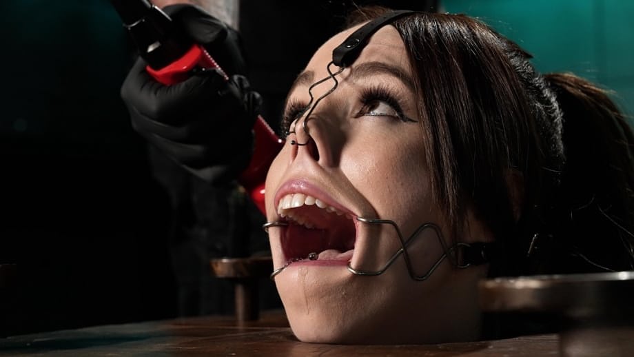 La séduisante Brooke Johnson savoure une pénétration intense alors qu’elle est solidement entravée par son amie impatiente - 7