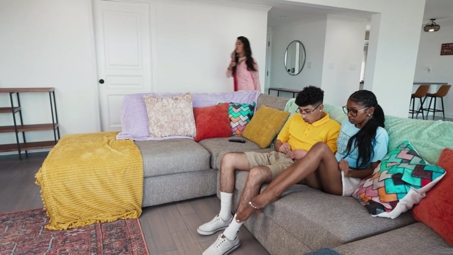 Jasmine Sherni eagerly rides her stepbrother's thick cock in hardcore passion - 2