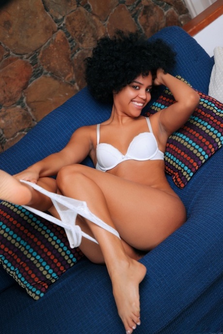 Curly-haired Selva Lapiedra teases and peels off every inch of clothing in sultry slow-mo - 7