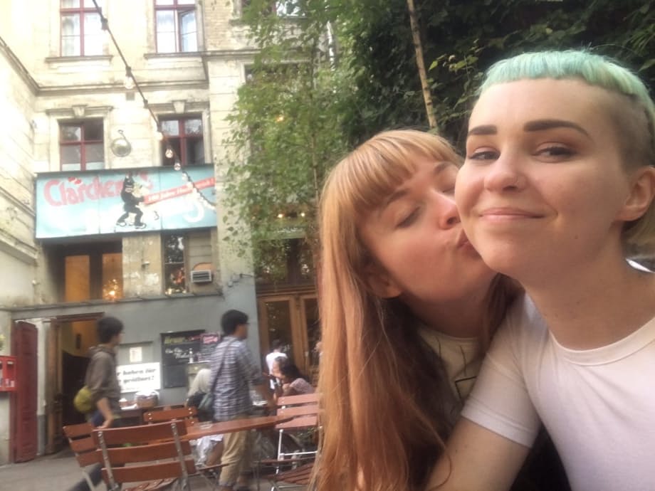 Laney Day and Cassandra bare all posing their perfect emo bodies teasingly outside - 4