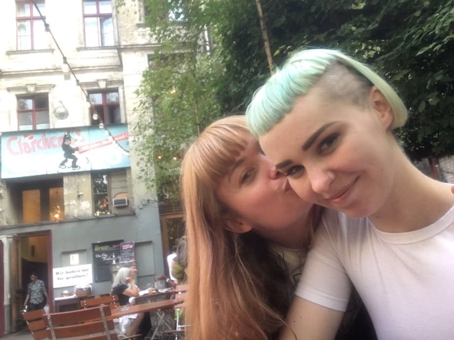 Laney Day and Cassandra bare all posing their perfect emo bodies teasingly outside - 5