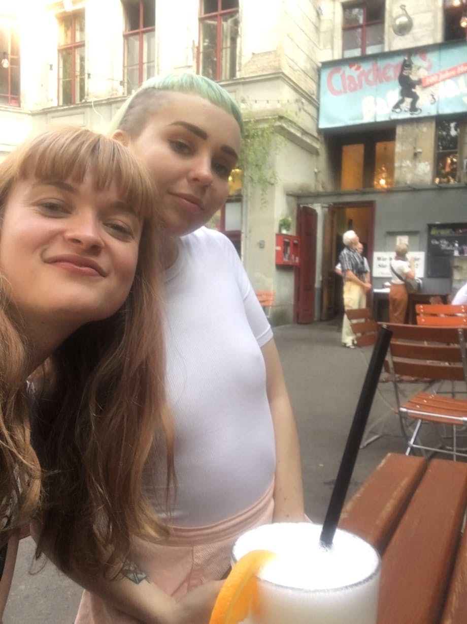 Laney Day and Cassandra bare all posing their perfect emo bodies teasingly outside - 7