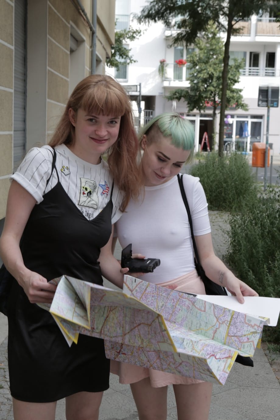 Laney Day and Cassandra bare all posing their perfect emo bodies teasingly outside - 15