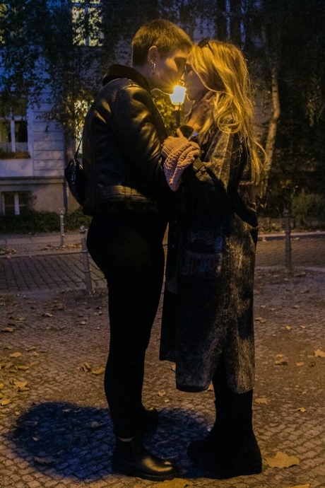Amba and her GF get naked together in steamy lesbian teasing - 21