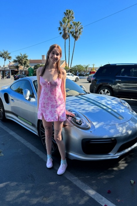 Melanie Marie exposes her untouched pink holes, curvy ass and toes in her seductive first time video - 18