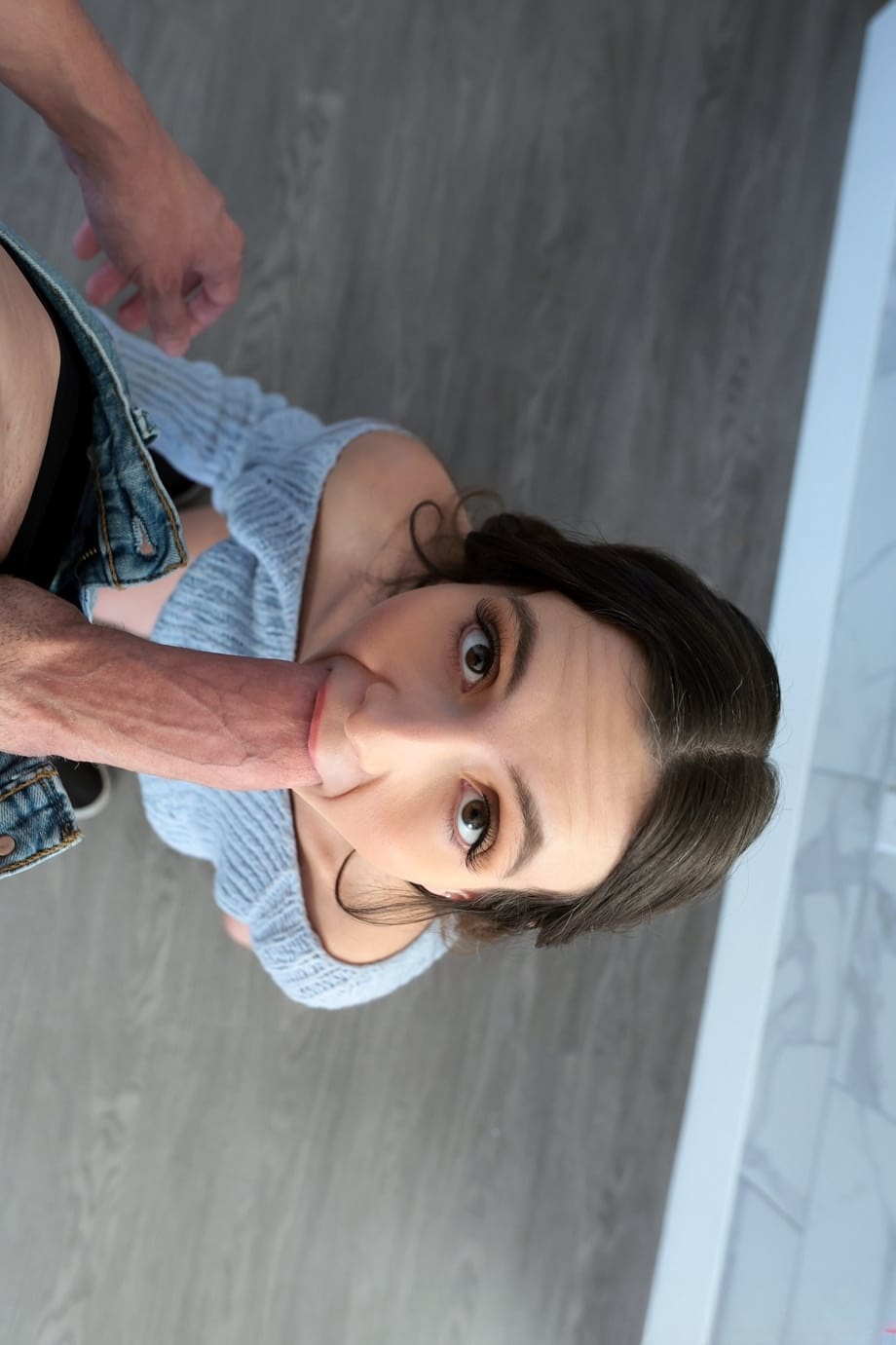 Serena Hill's petite teen body tempts stepbrother into steamy couch riding session - 13