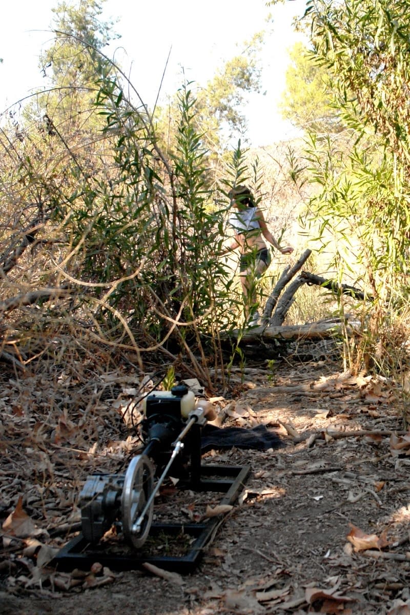 La sessione da troia di Coco Velvet nella foresta con un vibratore pulsatile - 1