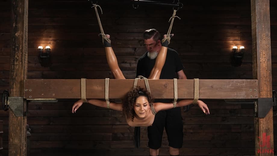 liv aguilera bound helpless as fingers tease her dripping wet holes - 6