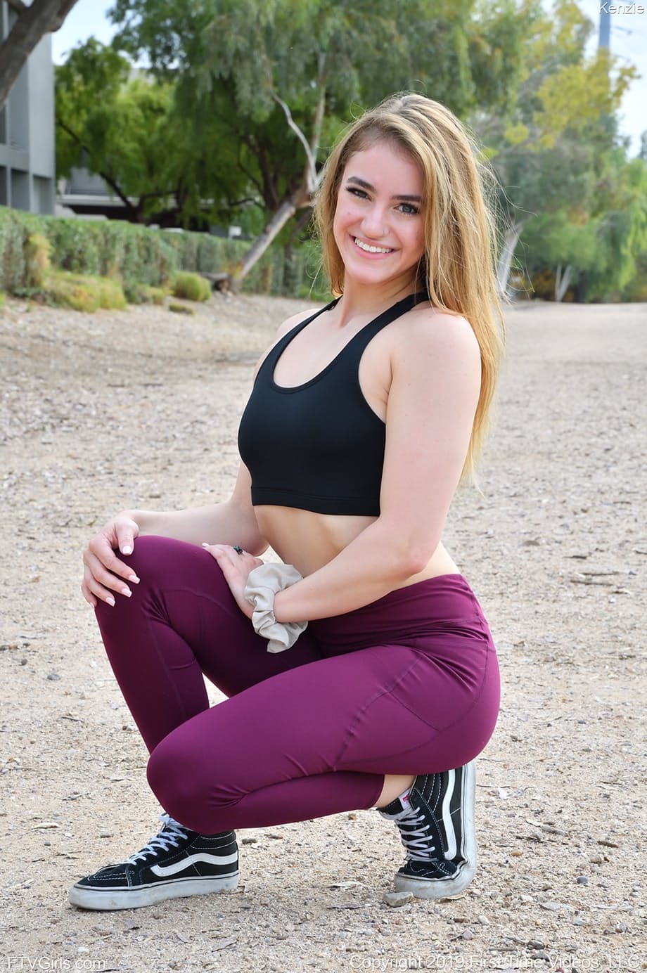 Madison Summer flaunts tiny tits and a sexy ass in hot public teasing tease - 5