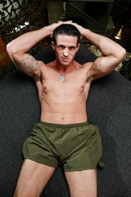 Ryan Jordan thrusts passionately with fellow Marine Nick Clay inside secret bunker - 2