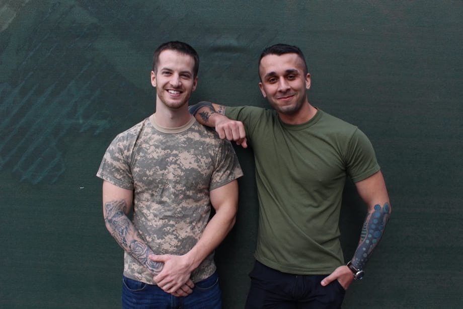 Quentin Gainz pounding deep inside army buddy Laith Inkley - 6