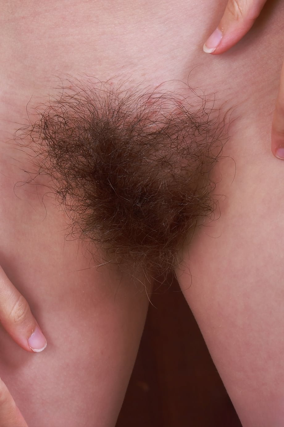 Jackie Hoff luce su larga melena mientras provoca con sus enormes tetas y su coño peludo - 7