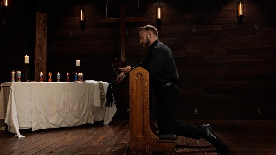 Brogan's Forbidden Fantasy: Kinky Nun Pegs Priest After Slippery Handjob - 1