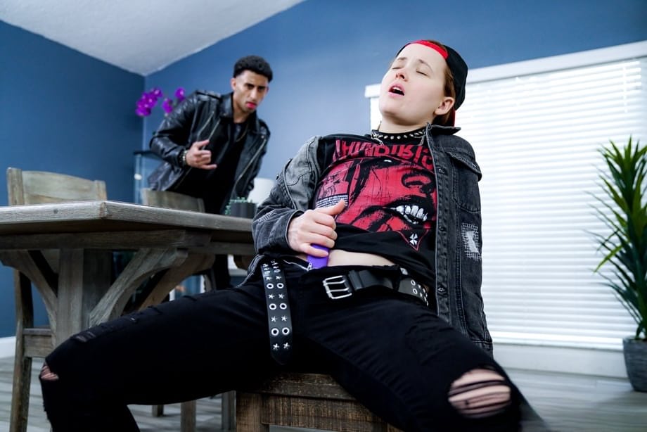 Luca Luv relentlessly pounds the naturally stacked Red Eviee in hardcore stepbrother action - 7