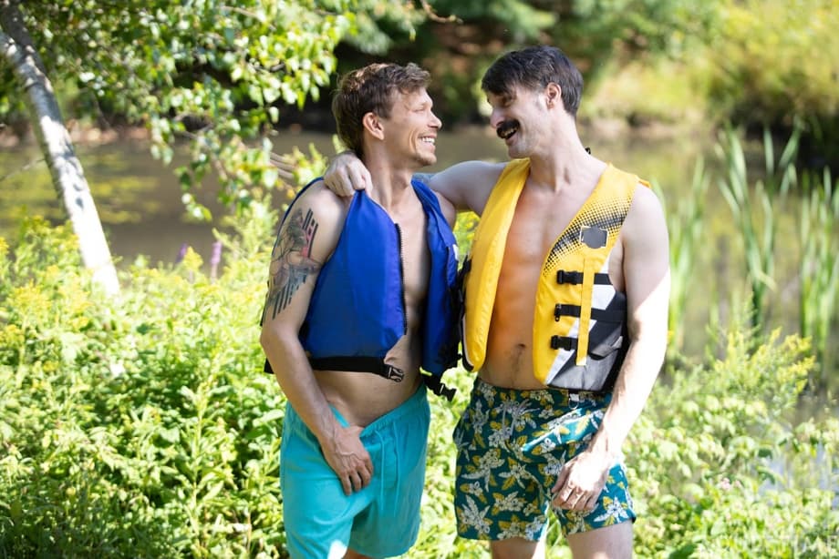 Seb gives Ethan a steamy deckside pounding after their exhilarating jet-skiing date - 4
