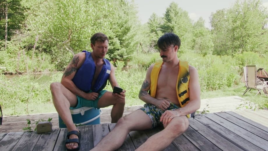Seb gives Ethan a steamy deckside pounding after their exhilarating jet-skiing date - 9