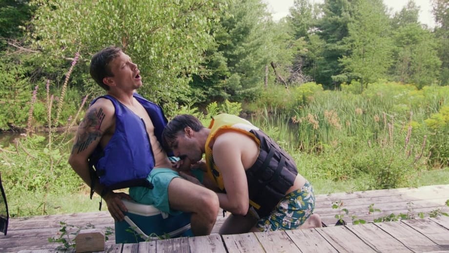 Seb gives Ethan a steamy deckside pounding after their exhilarating jet-skiing date - 12