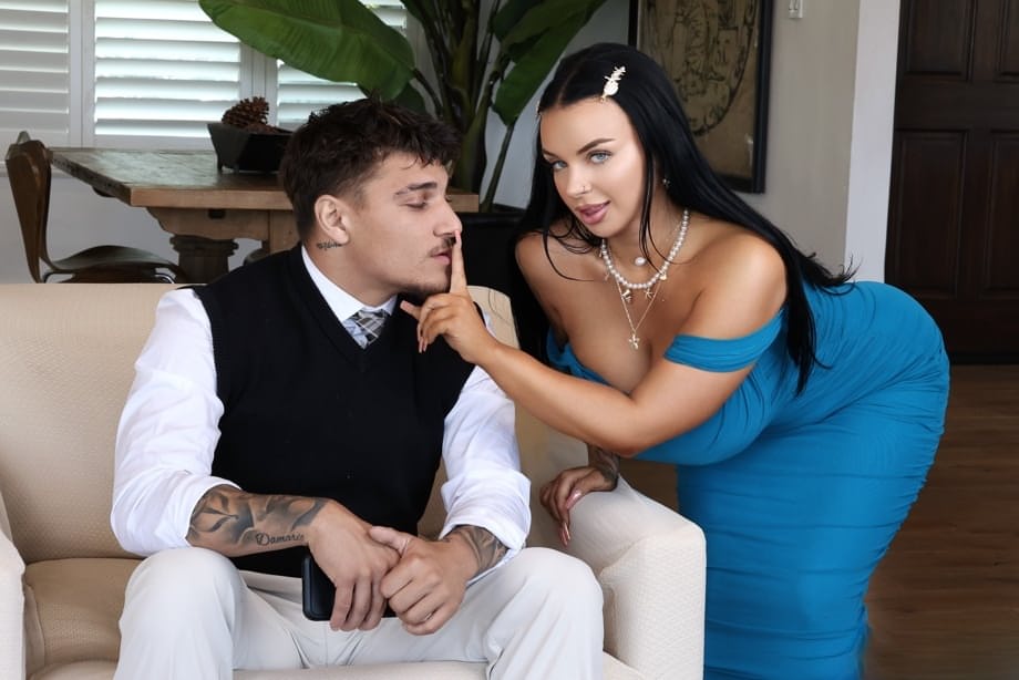 Victor A fucks wet skinned mermaid Payton Preslee after her seductive pool emergence - 8