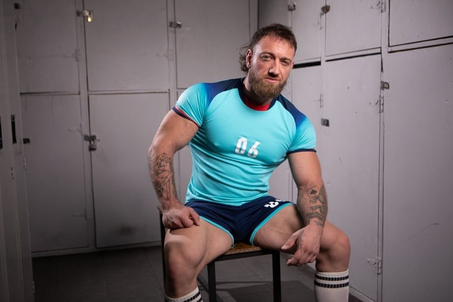 Locker Room Muscle Men Adam Lee And Angel Santana Erotic Gay Encounter - 1