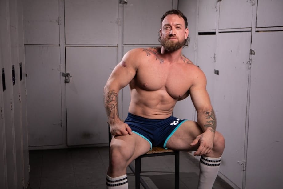 Locker Room Muscle Men Adam Lee And Angel Santana Erotic Gay Encounter - 2