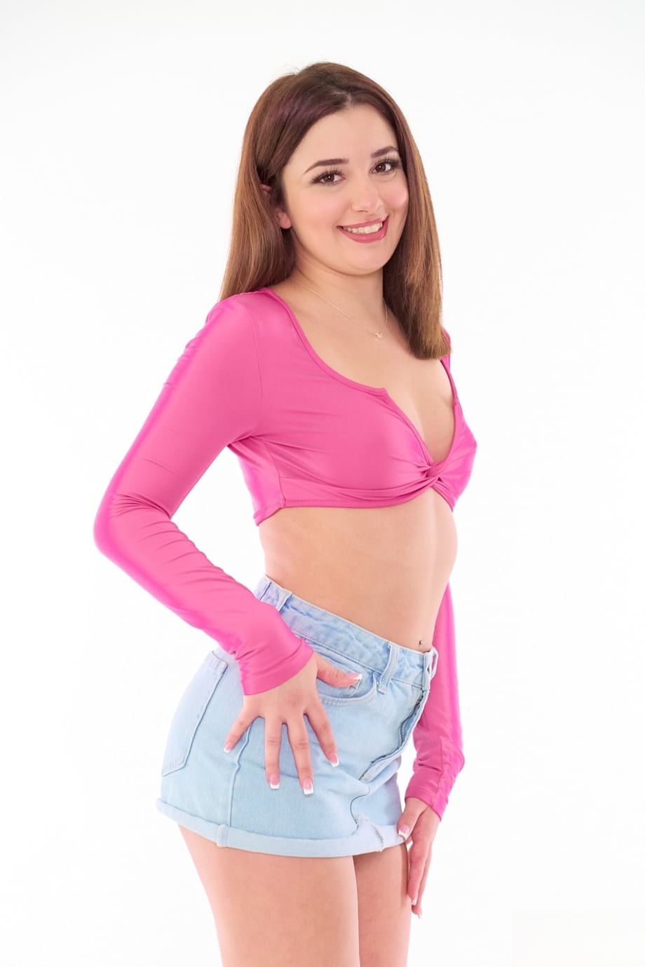 All natural teen goddess Vanessa Marie gags on a thick BBC and gets absolutely railed - 1