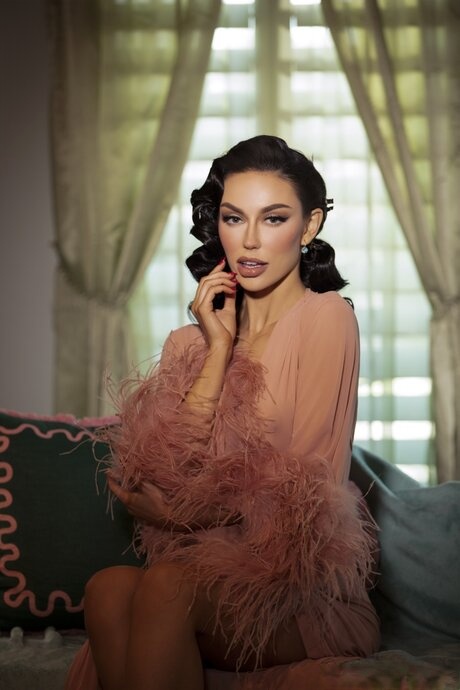 Bryona Ashly strips sensual lingerie to expose her phat bubble butt - 1
