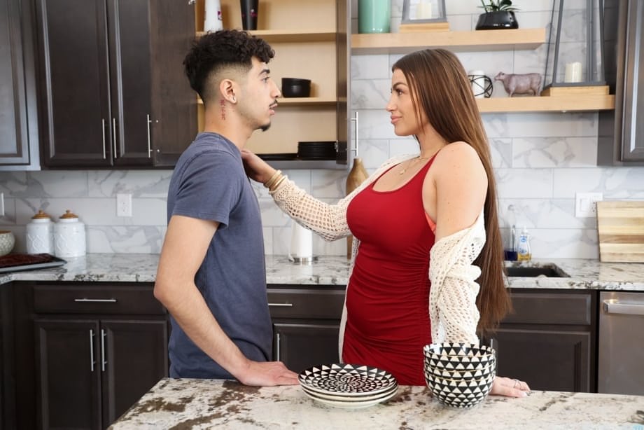 Koda Monroe sucks and fucks her hunky stepson Diego Perez in this explicit hardcore gallery - 3