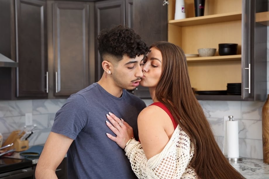 Koda Monroe sucks and fucks her hunky stepson Diego Perez in this explicit hardcore gallery - 5