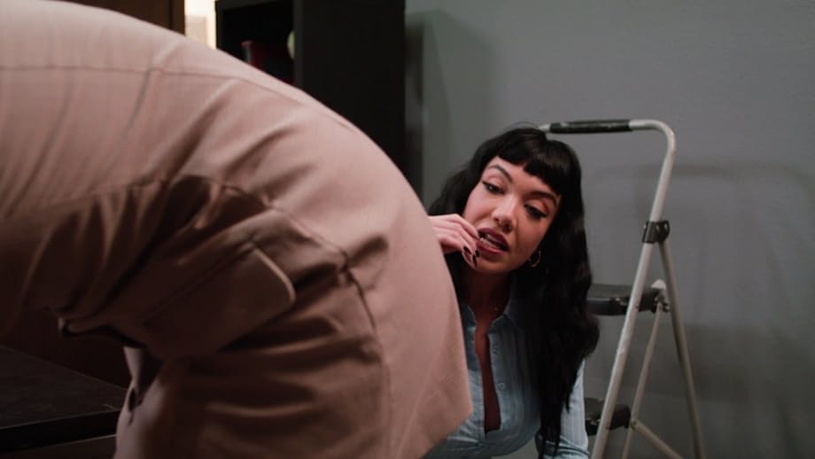 Busty Latina MILF has lesbian sex with her teen lover on a table - 6
