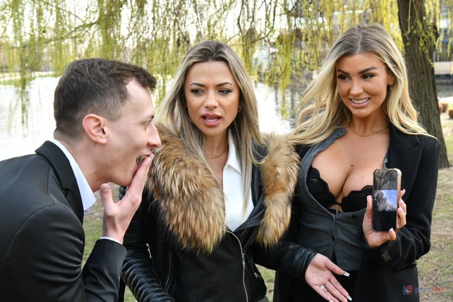 Aspen et Shalina Devine attirent le serveur dans un plan à trois explicite - 2
