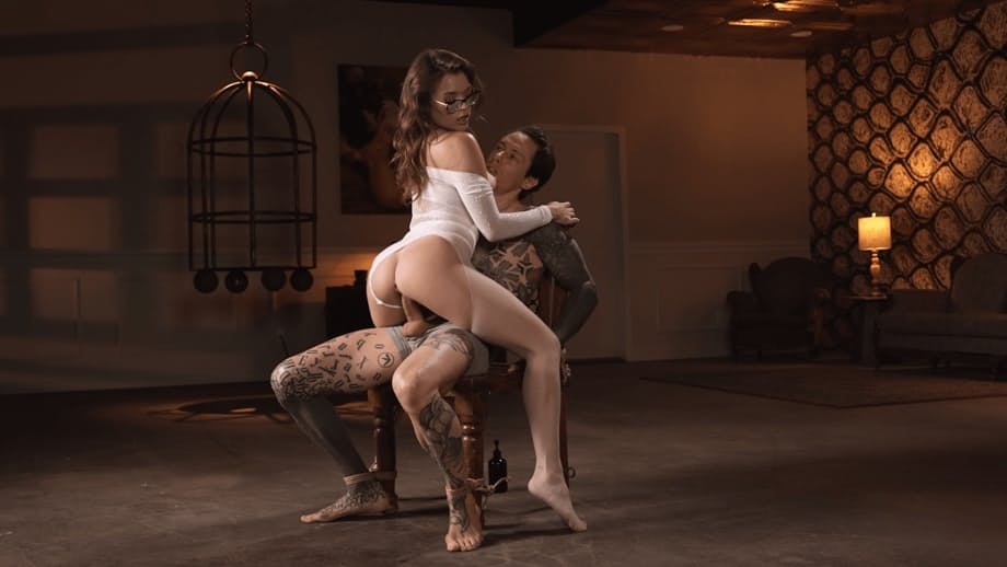 Katie Kush submits to intense kinky fuck with tattooed dominant stud - 5